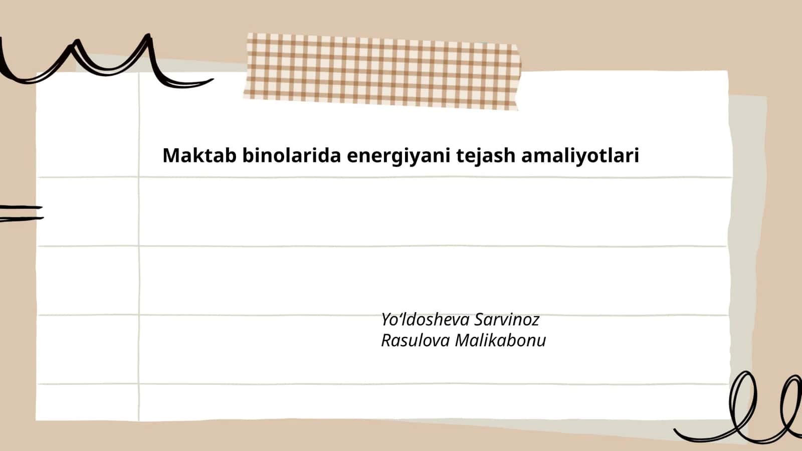 Yoritishni samarali rejalashtirish