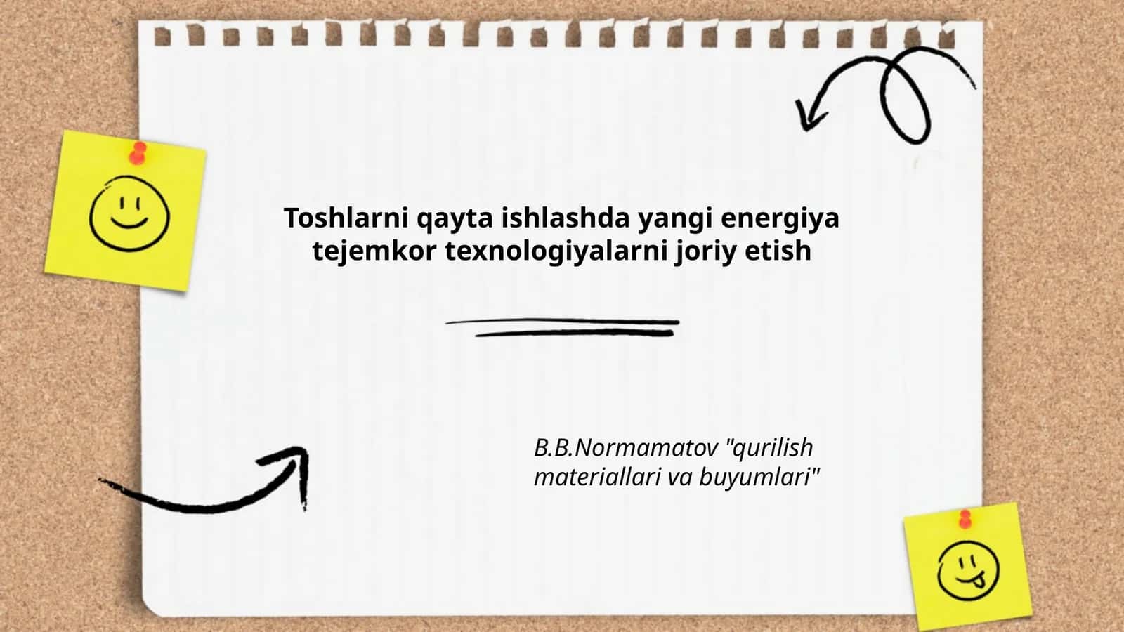 Qurilish materiallari va buyumlari