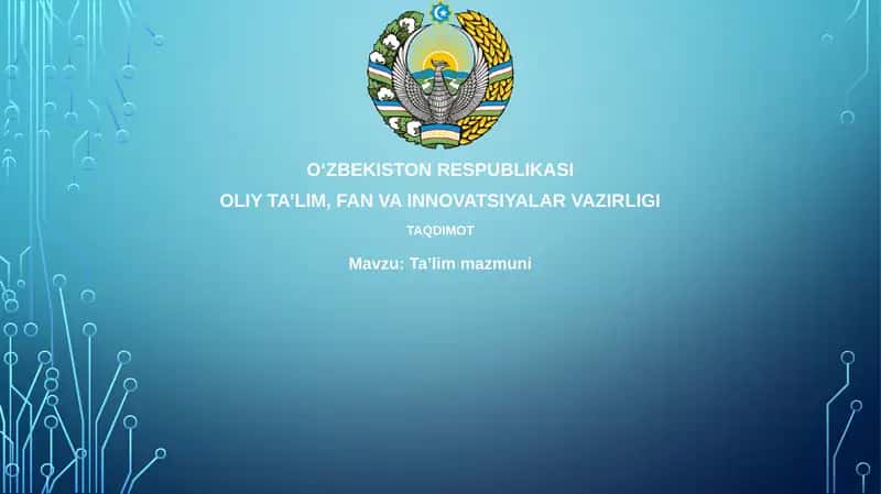 Ta'lim mazmuni