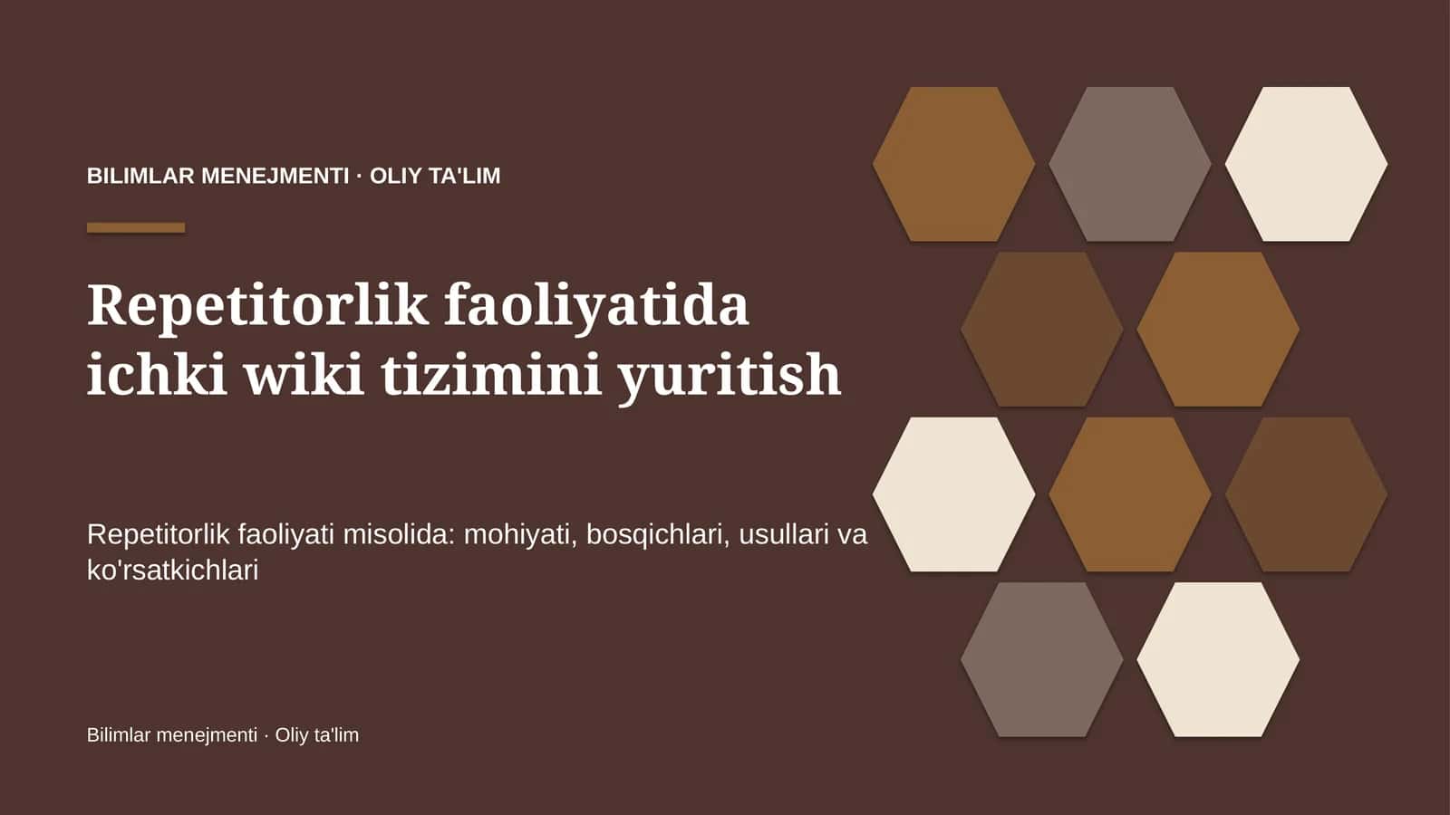 repetitorlik faoliyatida ichki wiki tizimini yuritish 1825