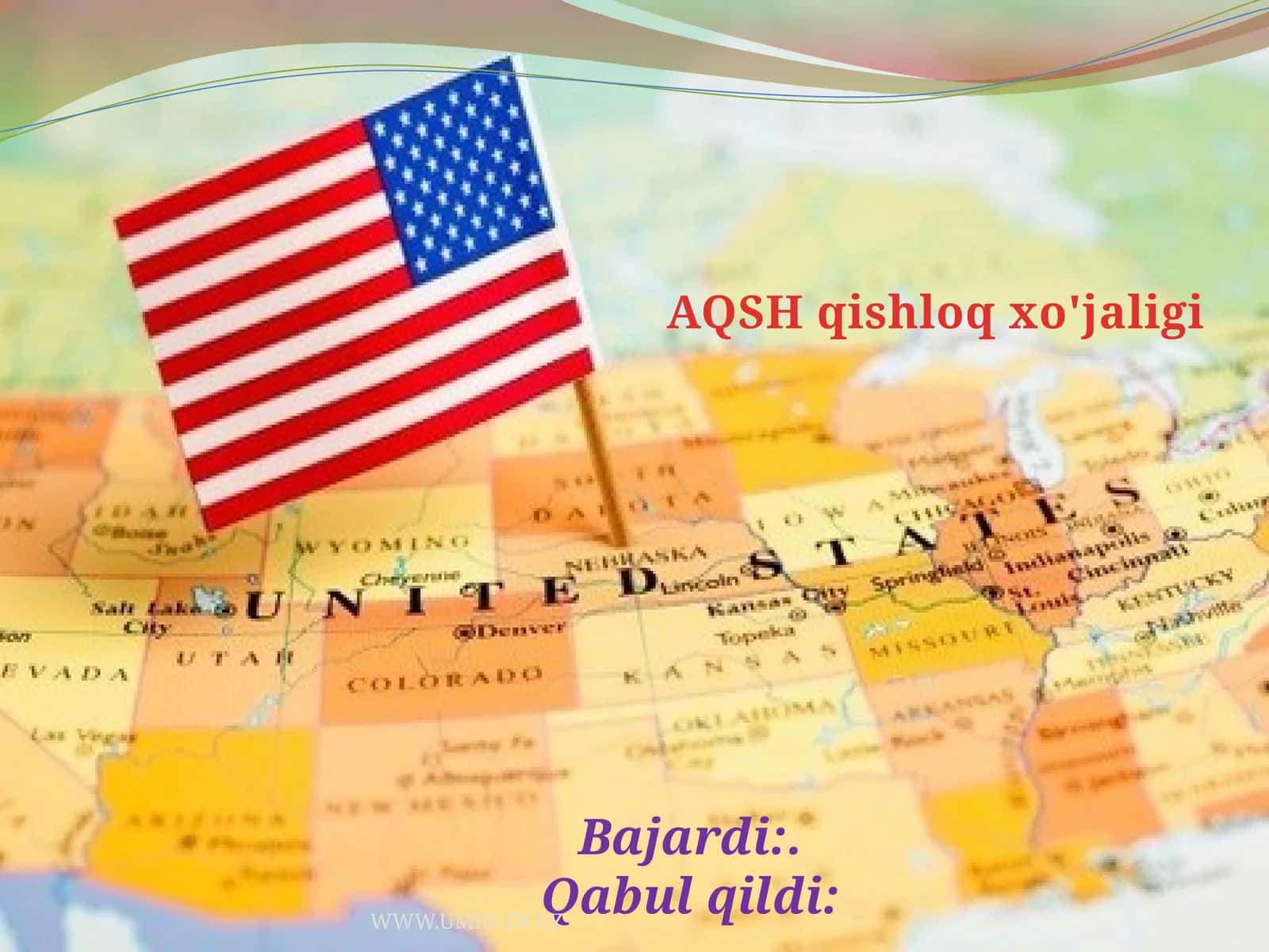 AQSH qishloq xo'jaligi