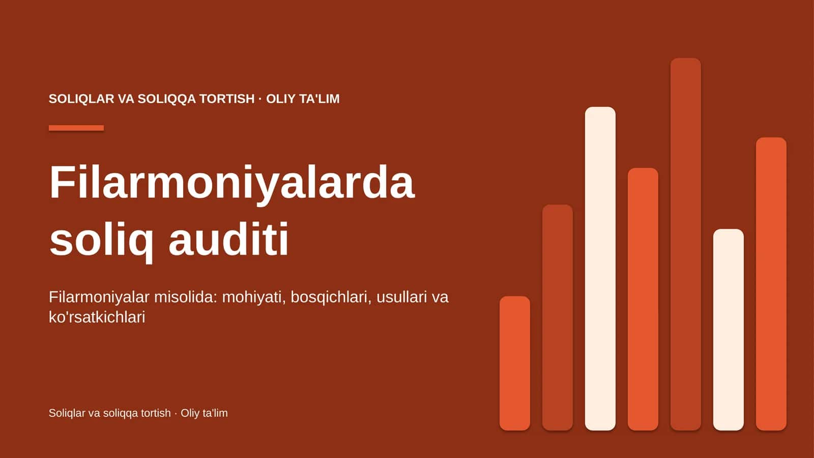 Filarmoniyalar misolida: mohiyati, bosqichlari, usullari va ko'rsatkichlari