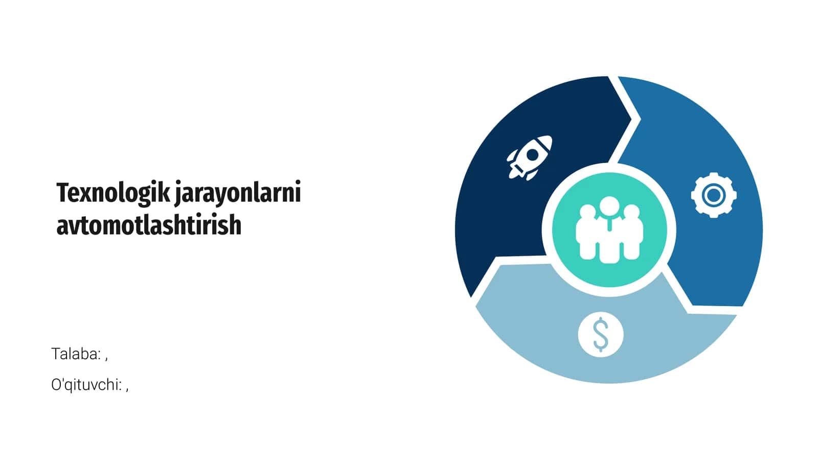 Texnologik jarayonlarni avtomatlashtirish