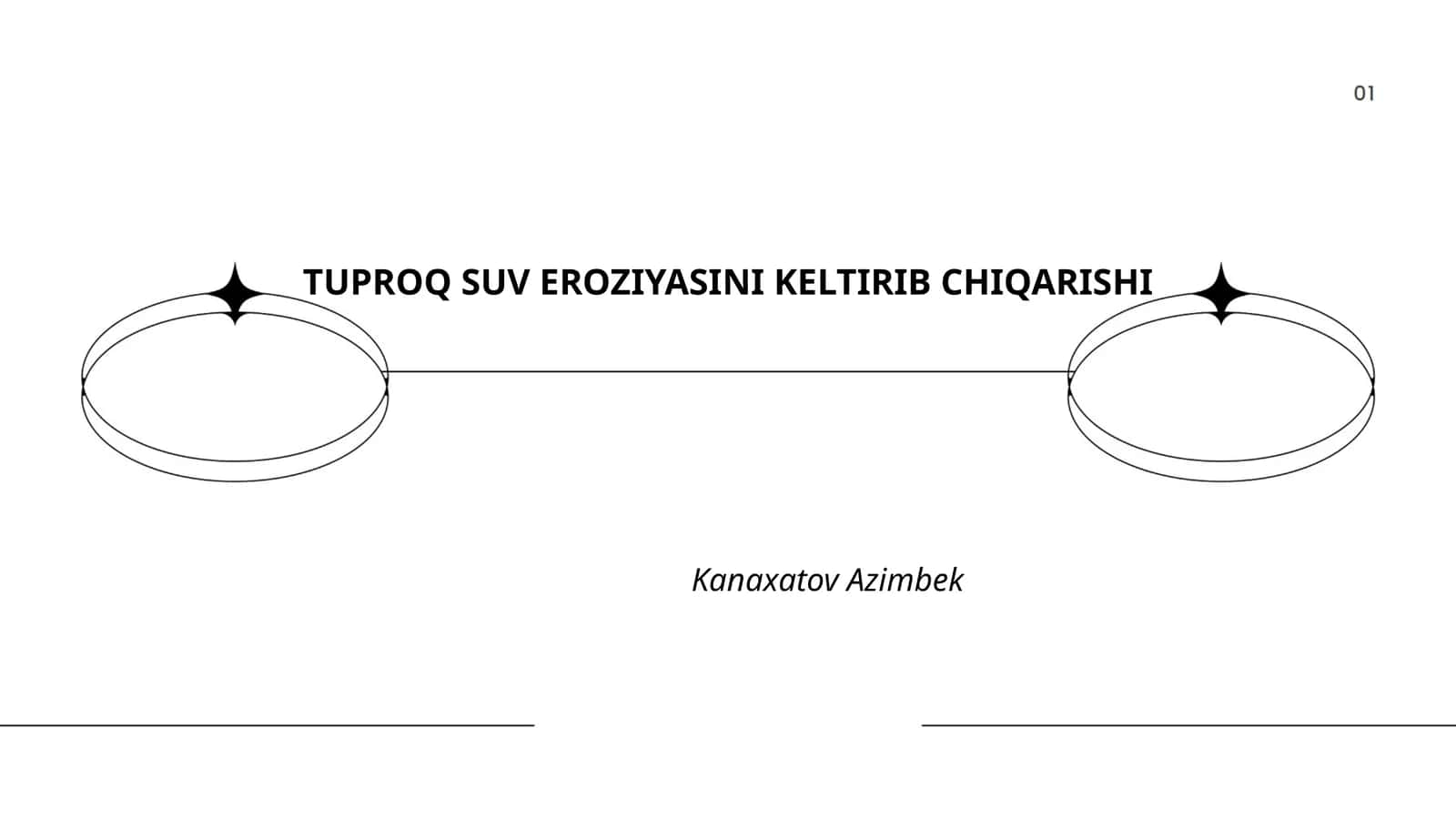TUPROQ SUV EROZIYASINI KELTIRIB CHIQARISHI