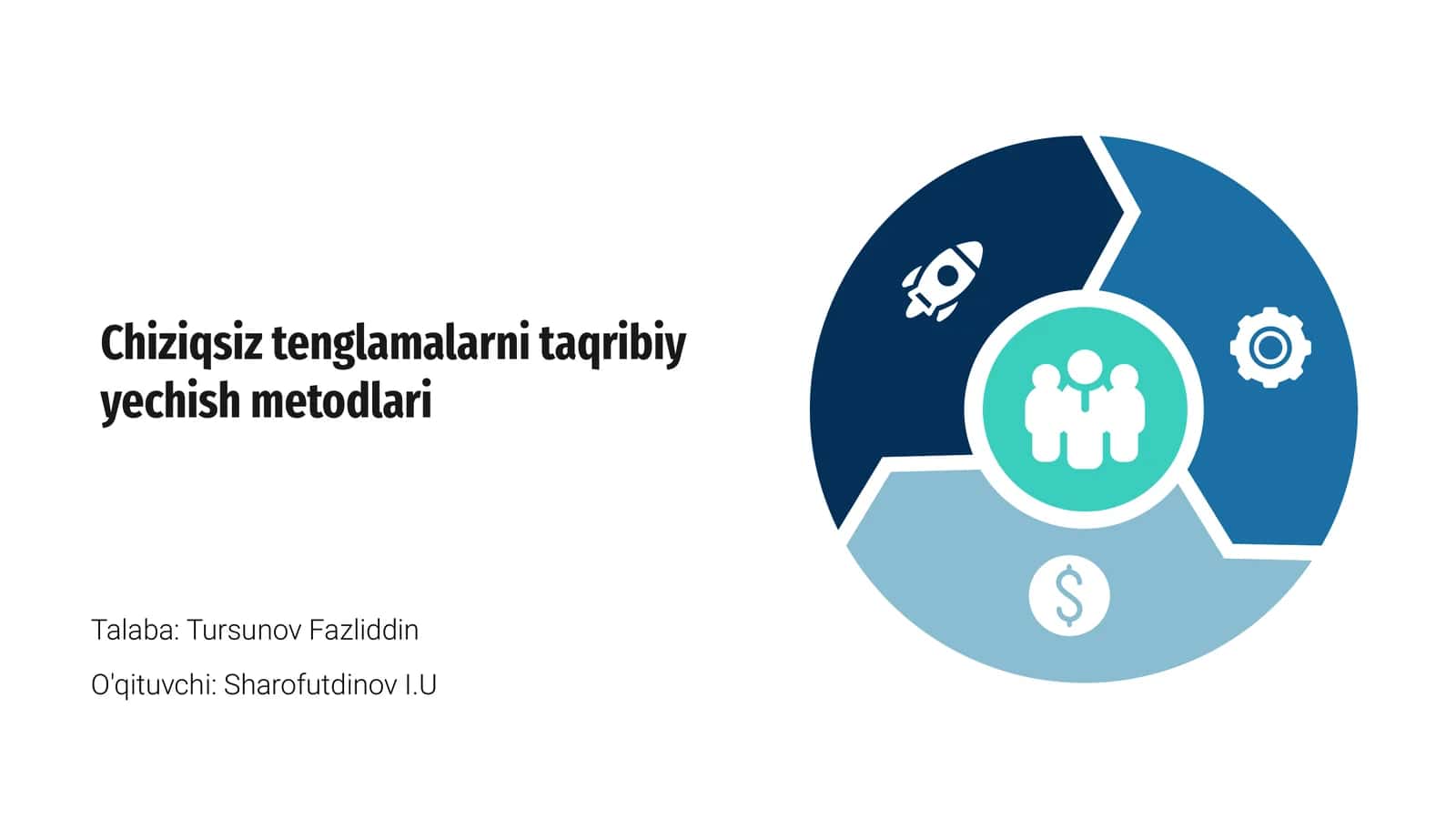 Chiziqsiz tenglamalarni taqribiy yechish metodlari