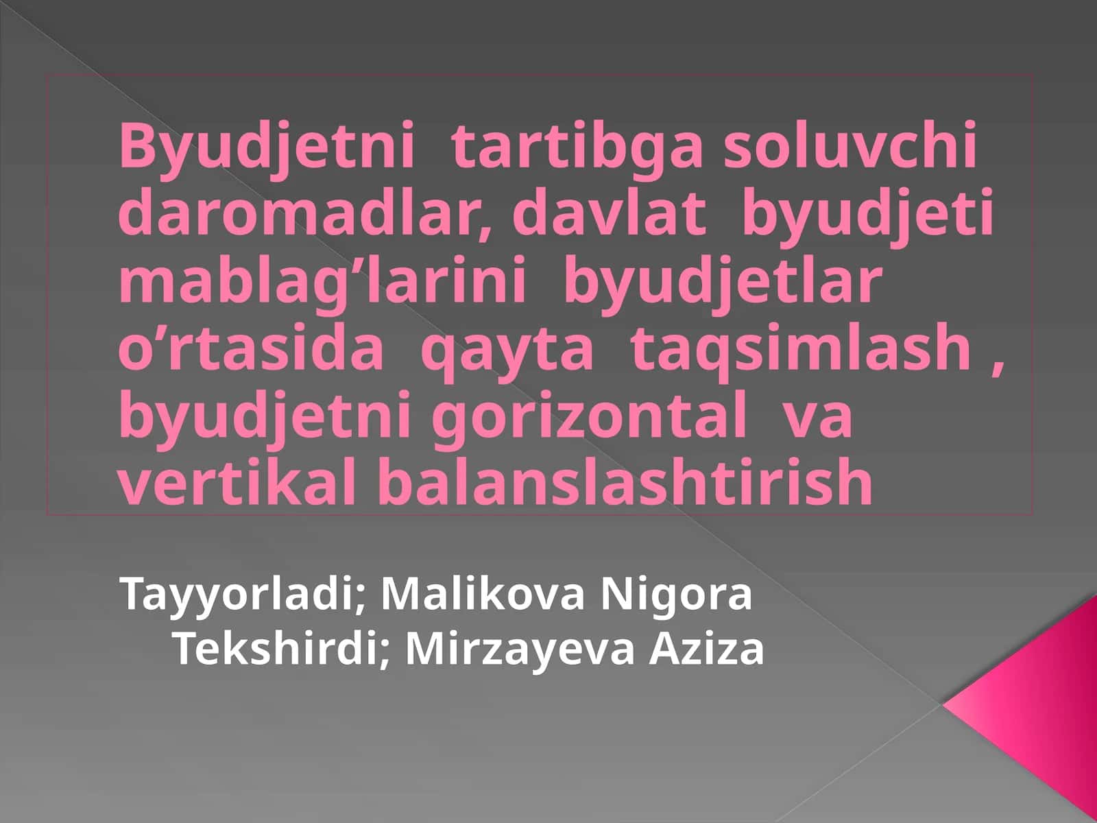 BYUDJET