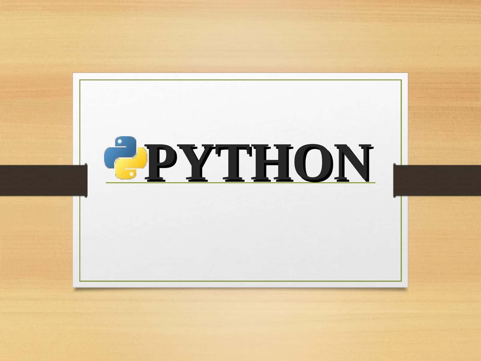 Python ma'ruza matni