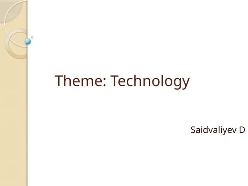 Technology