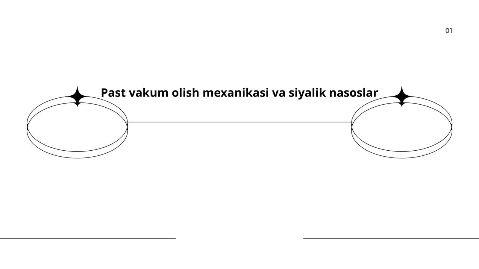 Past vakum olish mexanikasi va siyalik nasoslar