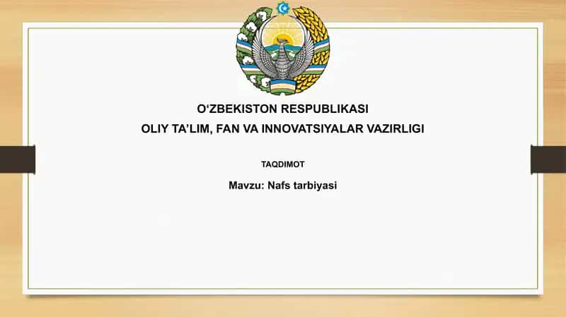 Nafstarbiyasi