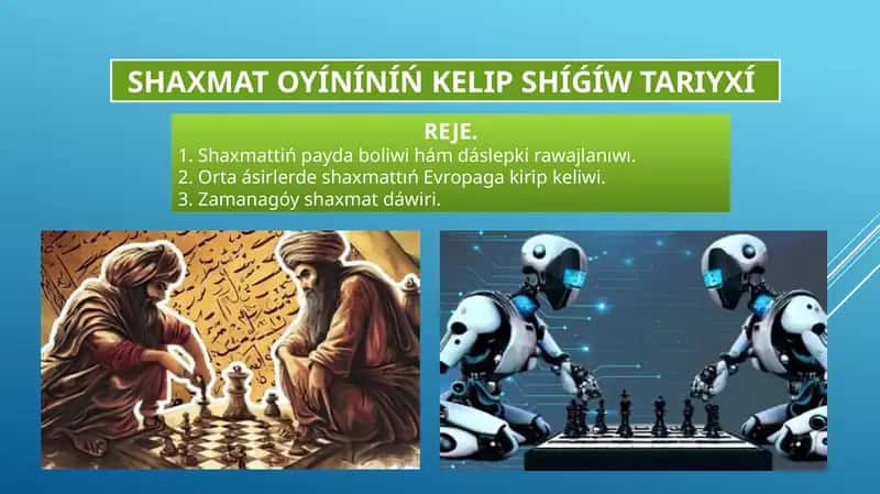 Shaxmat oyininin kelip chiqishi