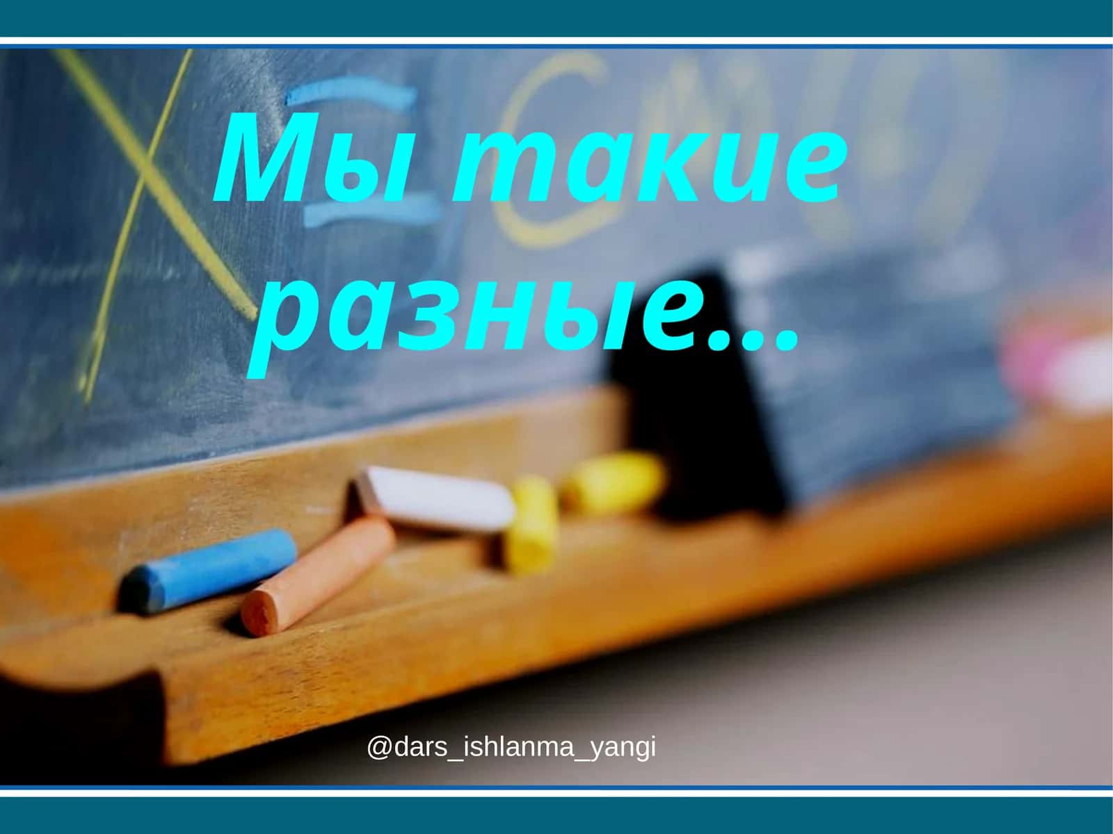 Мы такие разные…