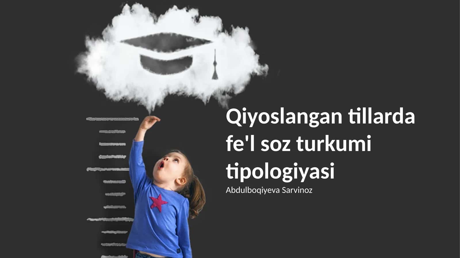 Qiyoslangan tillarda fe'l soz turkumi tipologiyasi