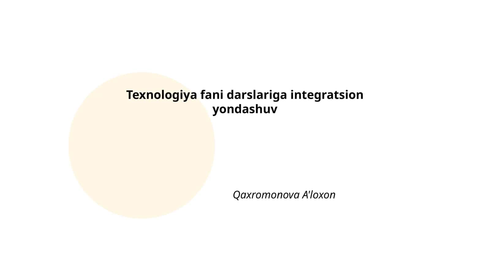 Sun'iy intellekt va ta'lim texnologiyasi