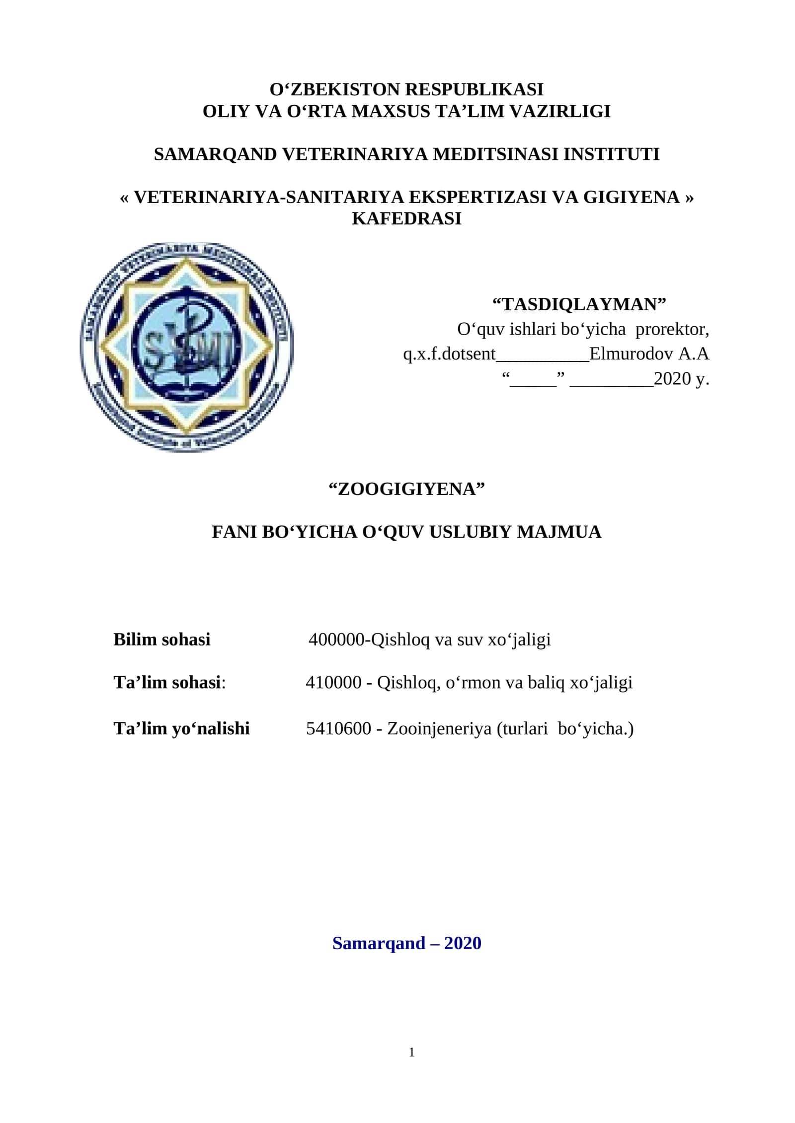 Zoogigiyena