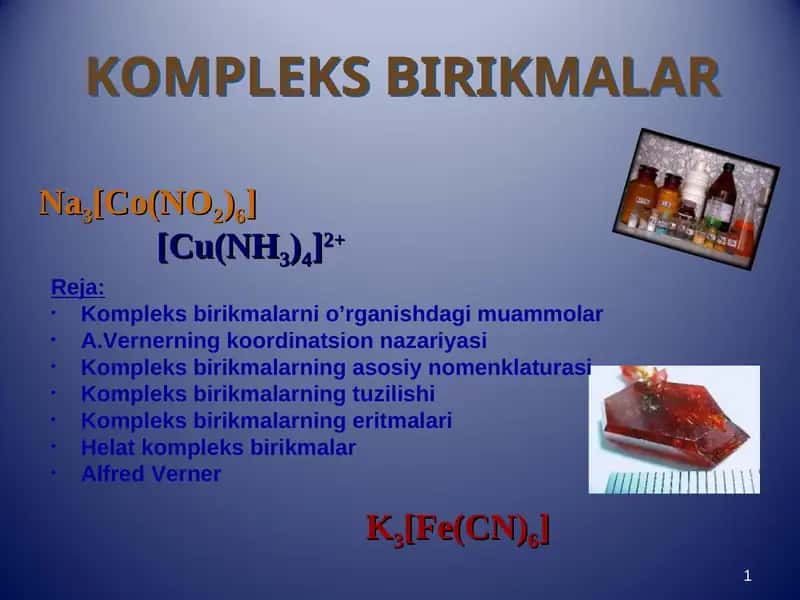 Kompleks birikmalar