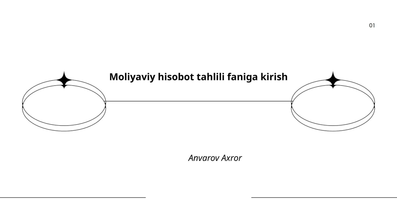 Moliyaviy hisobot tahlili faniga kirish