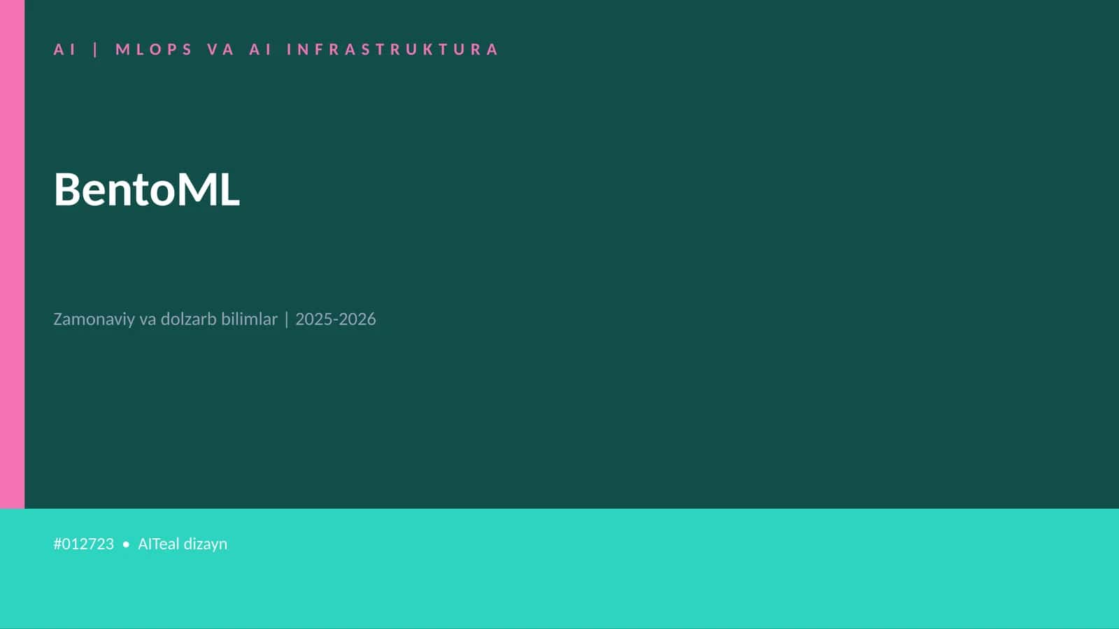 MLOPS VA AI INFRASTRUKTURA