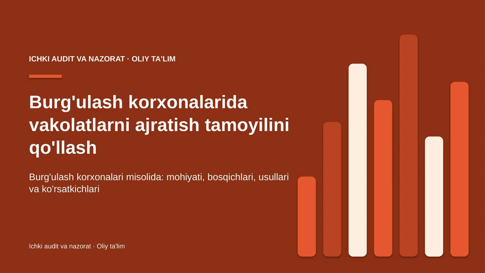 burg'ulash korxonalarida vakolatlarni ajratish tamoyilini qo'llash 5740