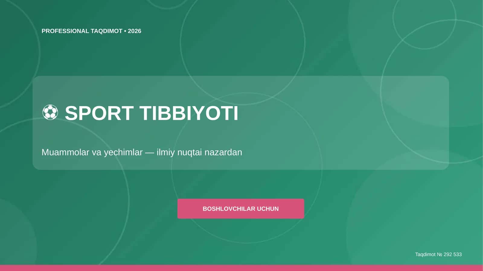 SPORT TIBBIYOTI