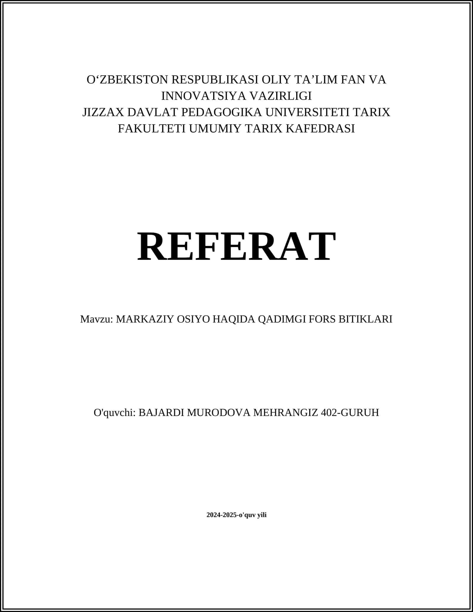 QADIMGI FORS BITIKLARI