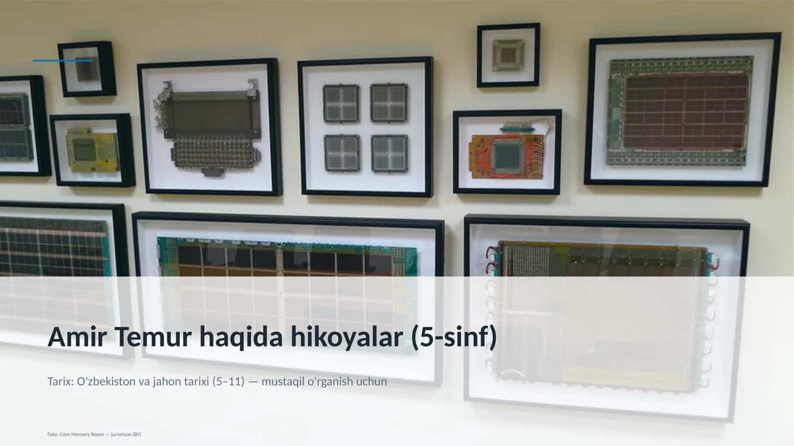 Amir Temur haqida hikoyalar (5-sinf)