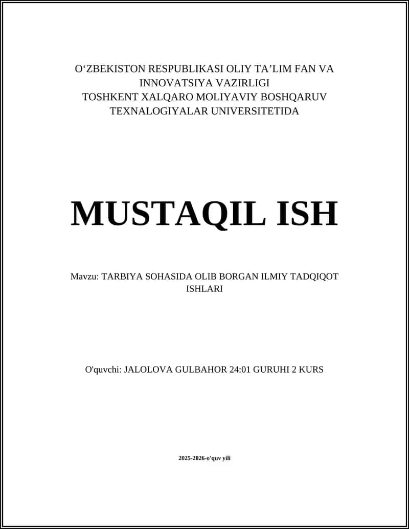 Maktab tarbiyasida axloqiy qadriyatlarni shakllantirish metodlari