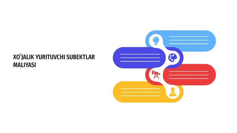 XOʻJALIK YURITUVCHI SUBEKTLAR MALIYASI