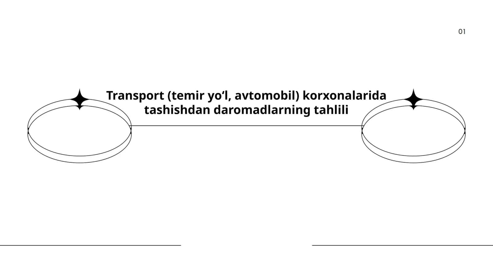 Transport (temir yo‘l, avtomobil) korxonalarida tashishdan daromadlarning tahlili