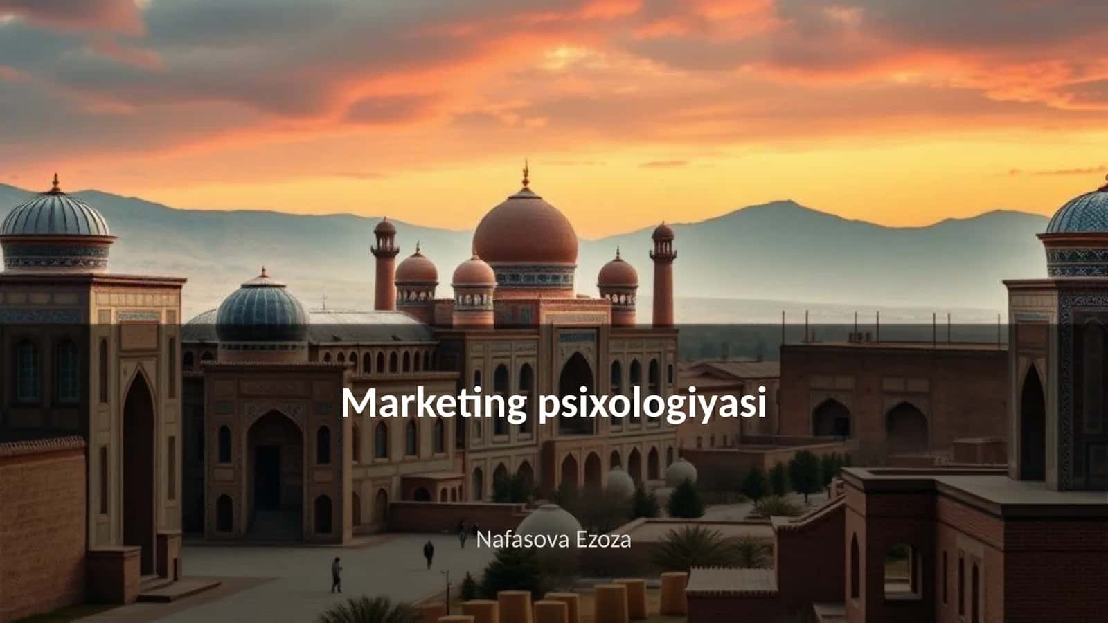 Marketing psixologiyasi