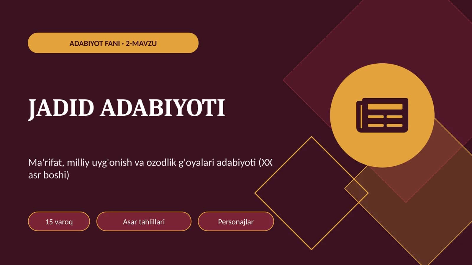 Jadid adabiyoti