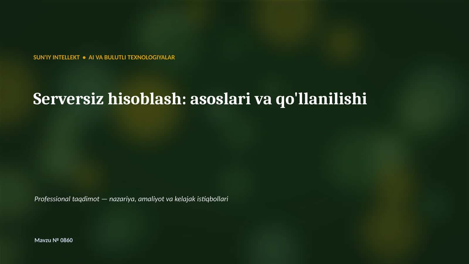 Bulutli AI