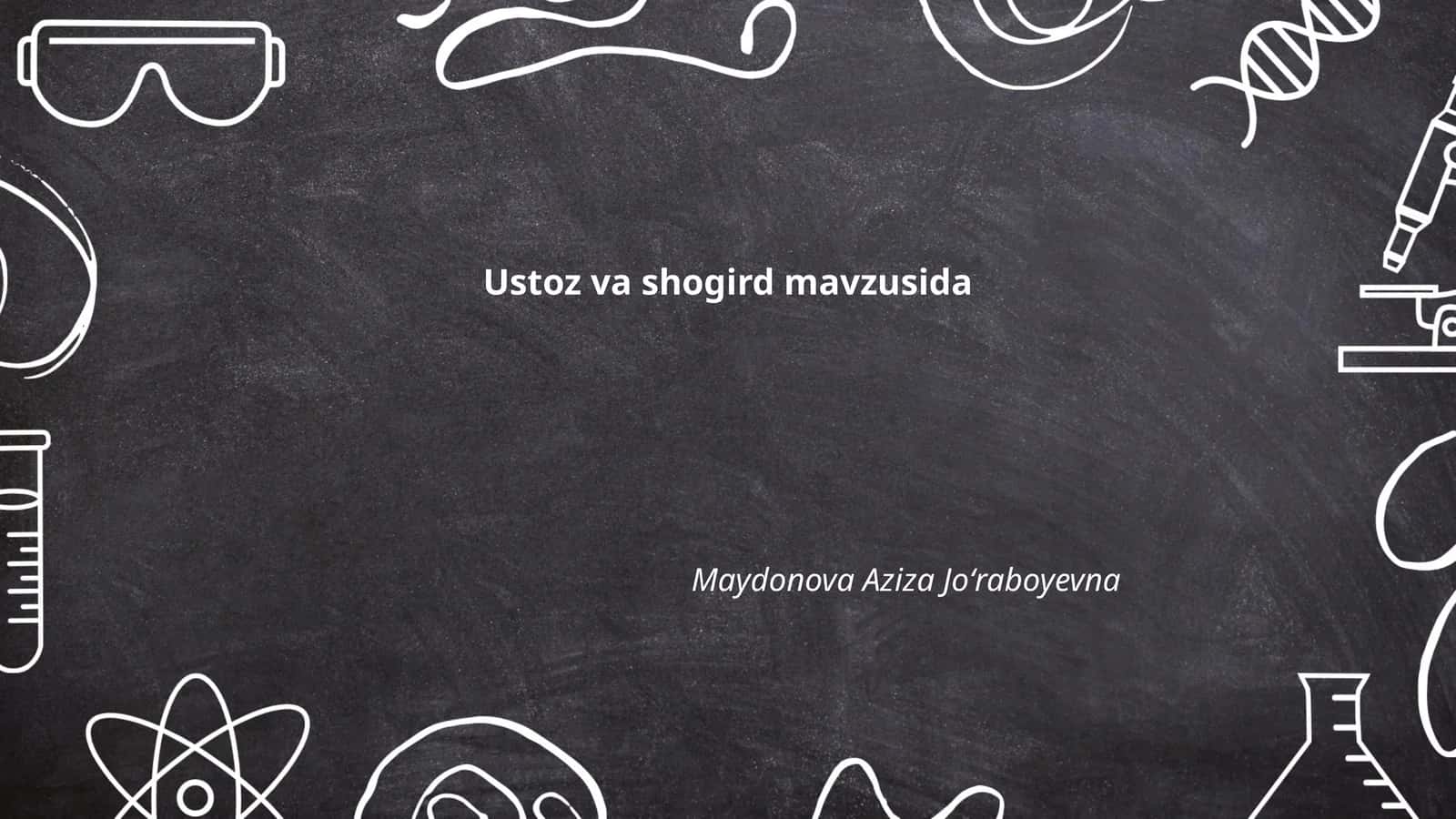 Ustoz va shogird munosabatlarining tarixi