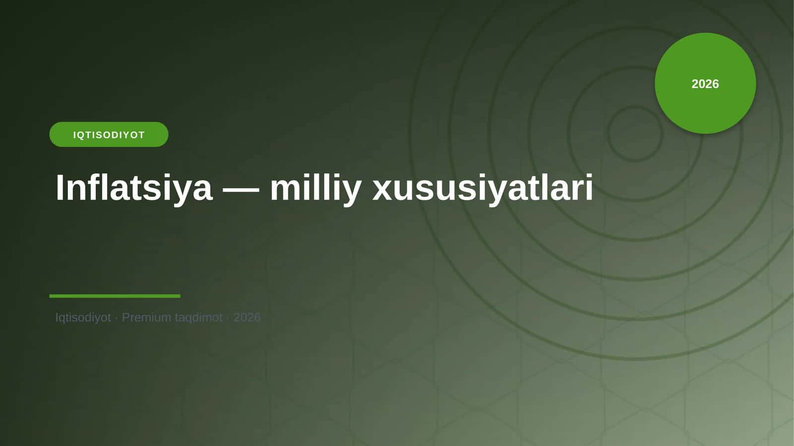 Inflatsiya — milliy xususiyatlari