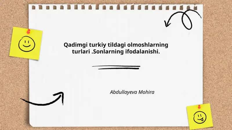 Qadimgi turkiy tildagi olmoshlar