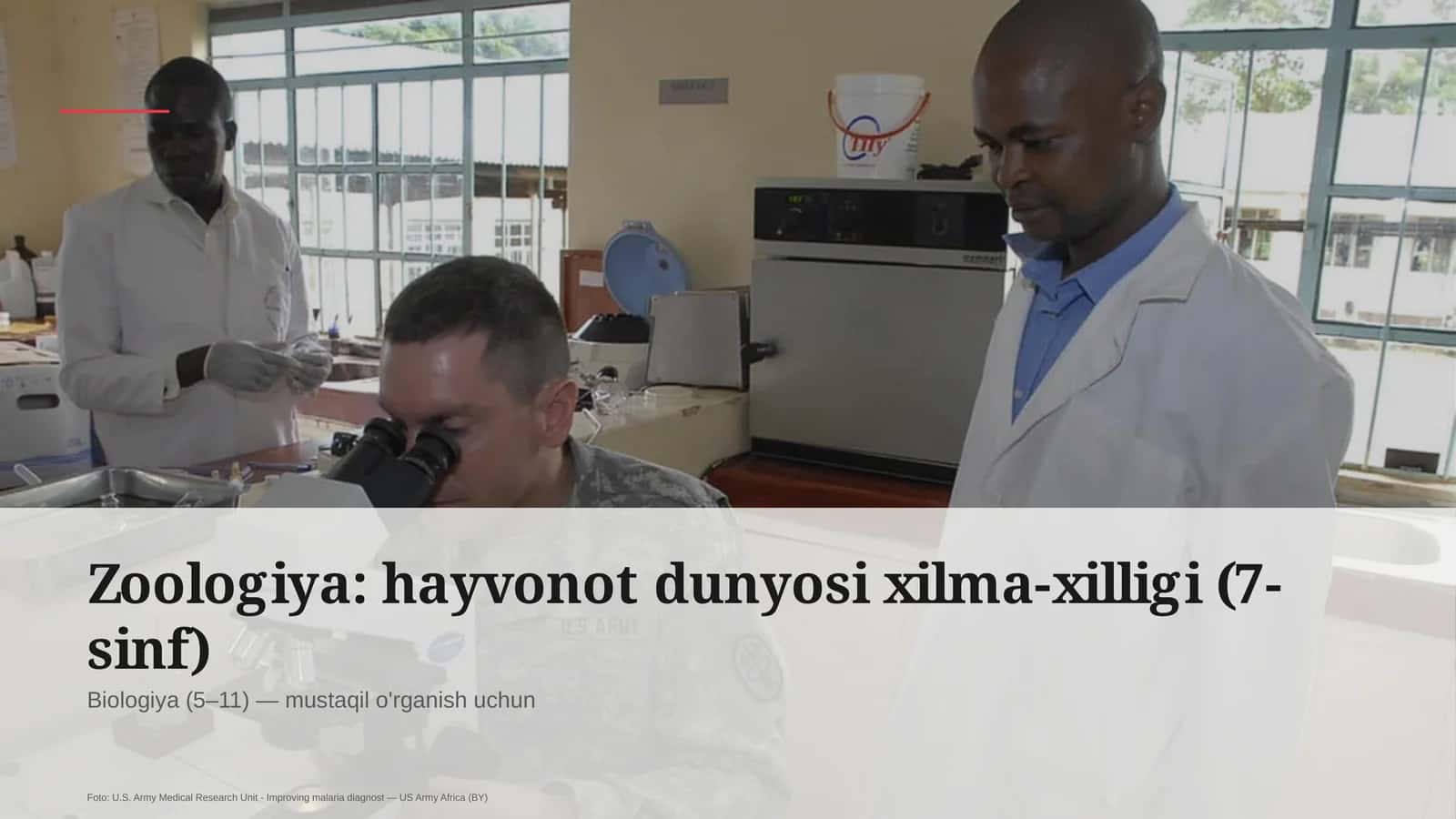 Zoologiya: hayvonot dunyosi xilma-xilligi (7-sinf)