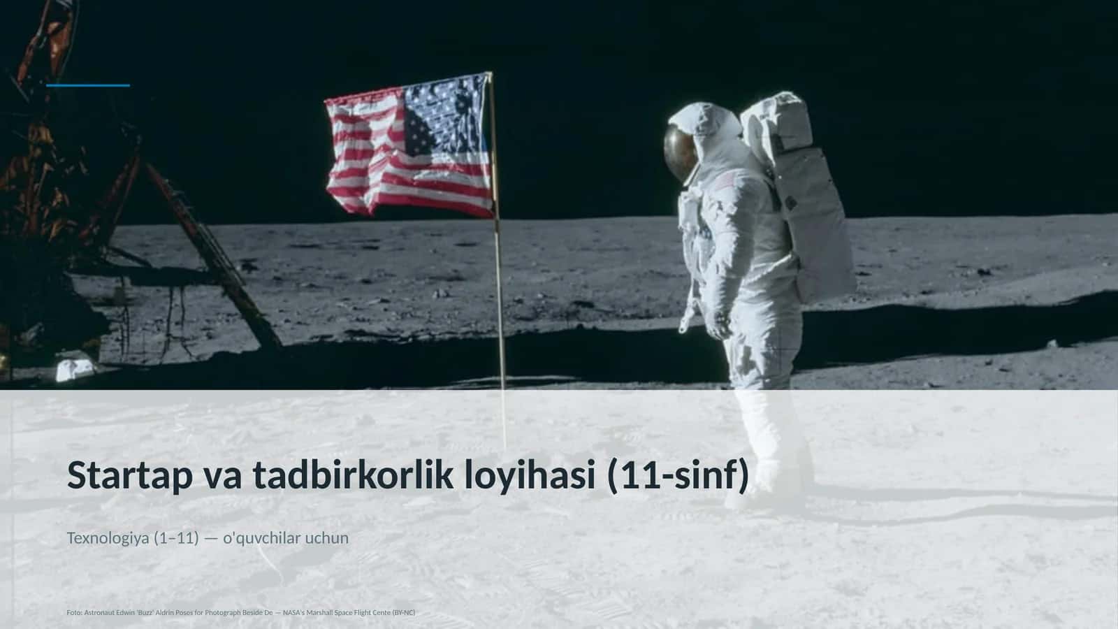 Startap va tadbirkorlik loyihasi (11-sinf)