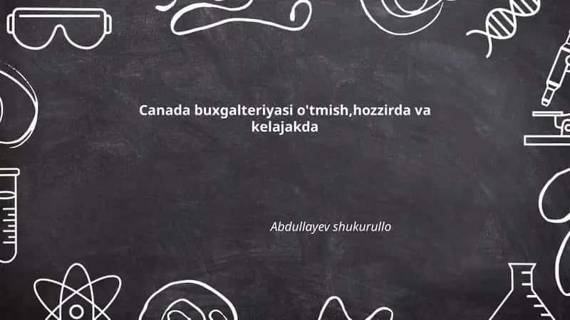 Kanadada buxgalteriyaning tarixi