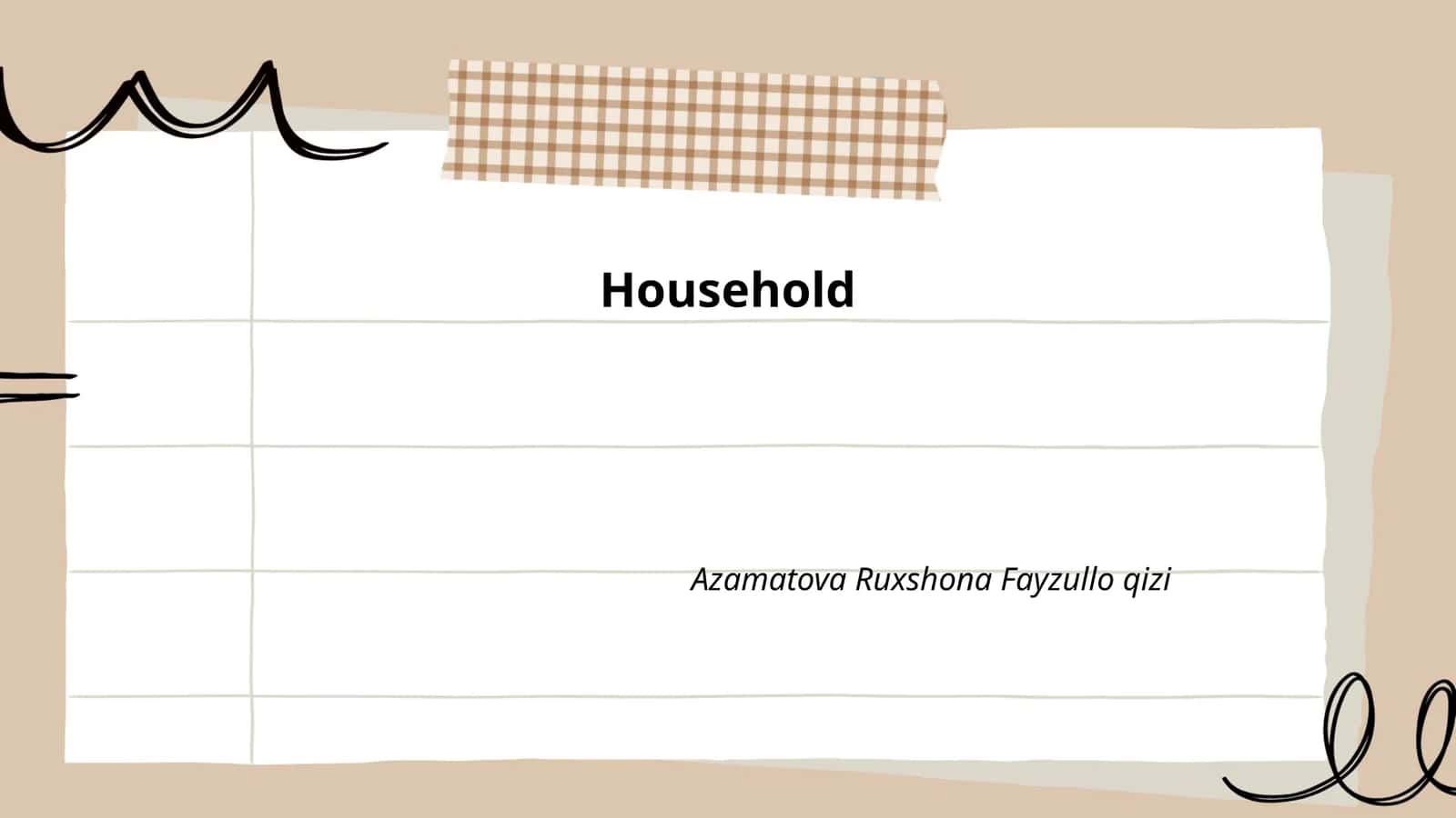 Household Cleaning Products and Techniques