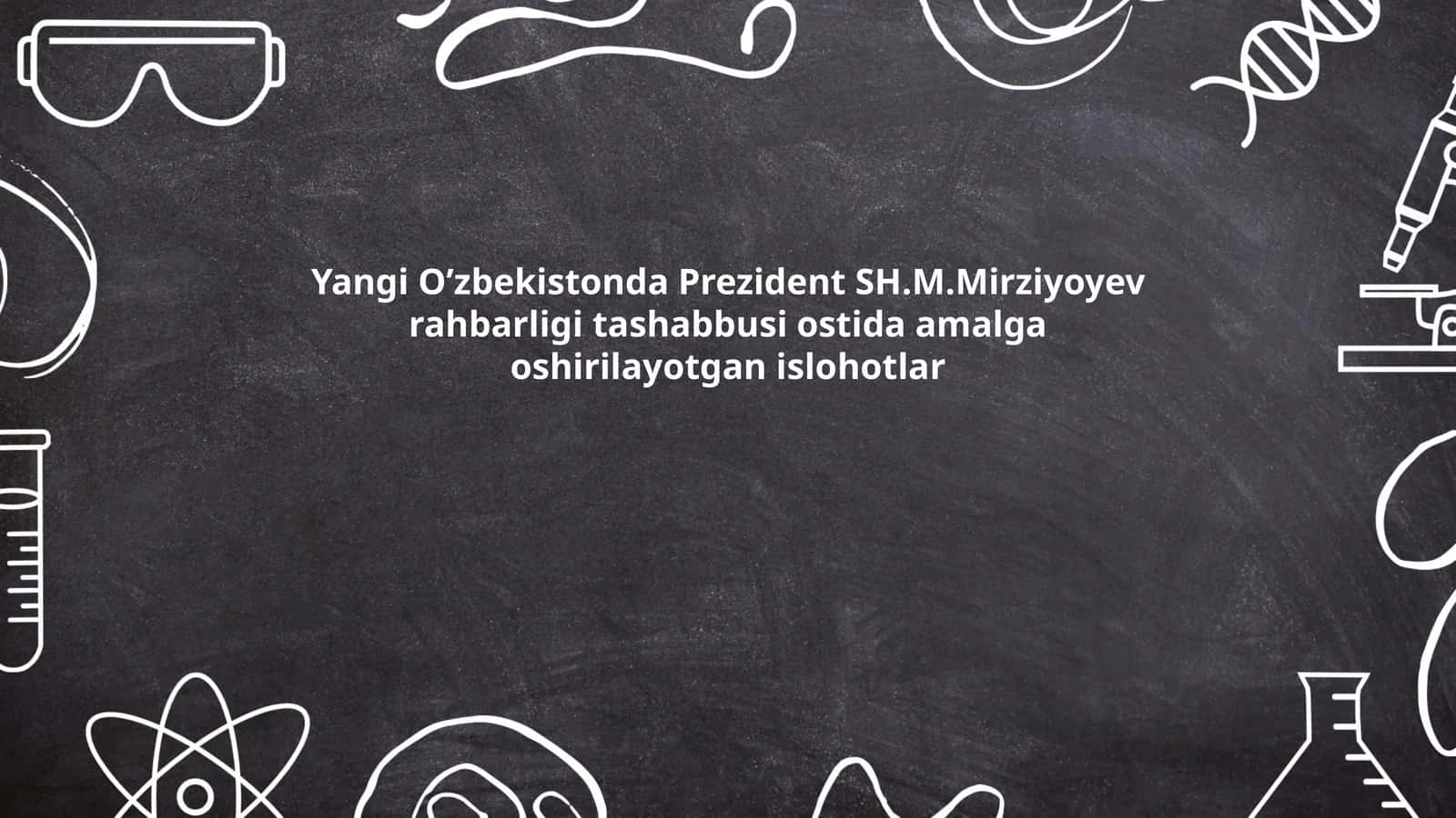 Davlat boshqaruv tizimidagi islohotlar