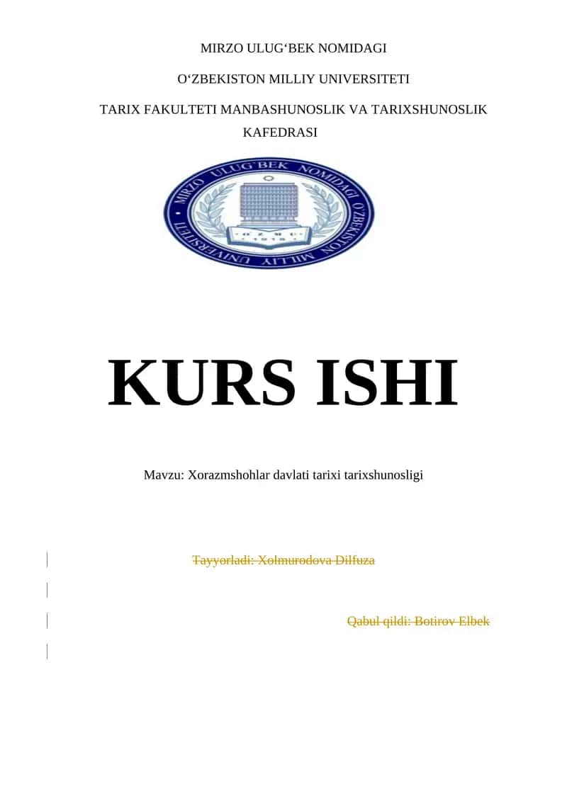 Xorazmshohlar davlati tarixi tarixshunosligi