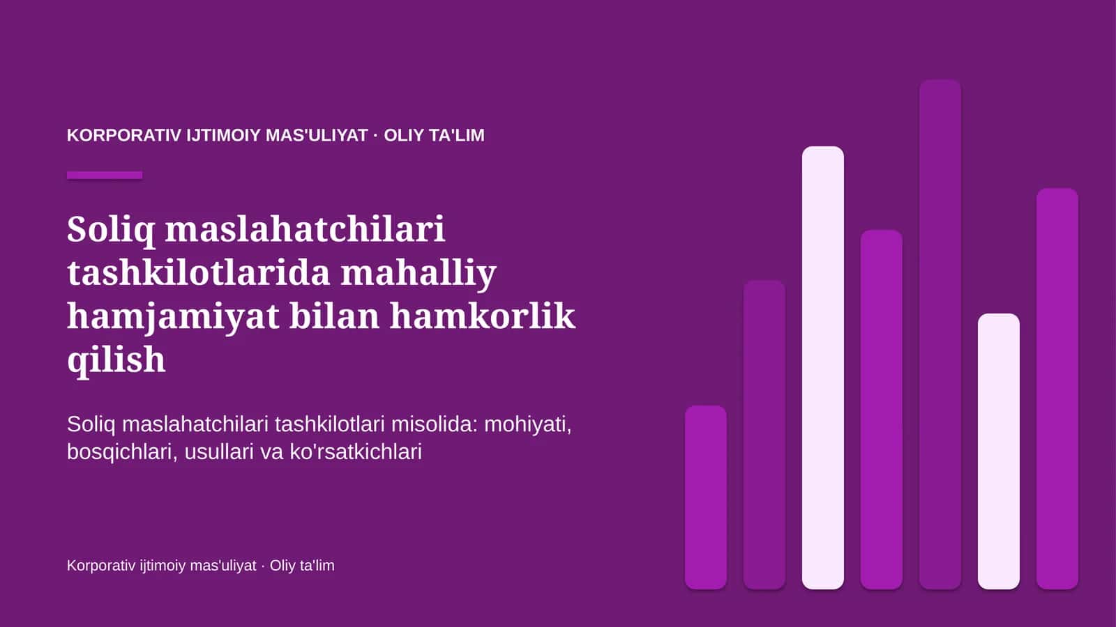 soliq maslahatchilari tashkilotlarida mahalliy hamjamiyat bilan hamkorlik qilish 4422