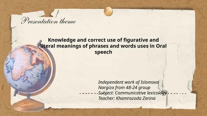 Communicative lexicology