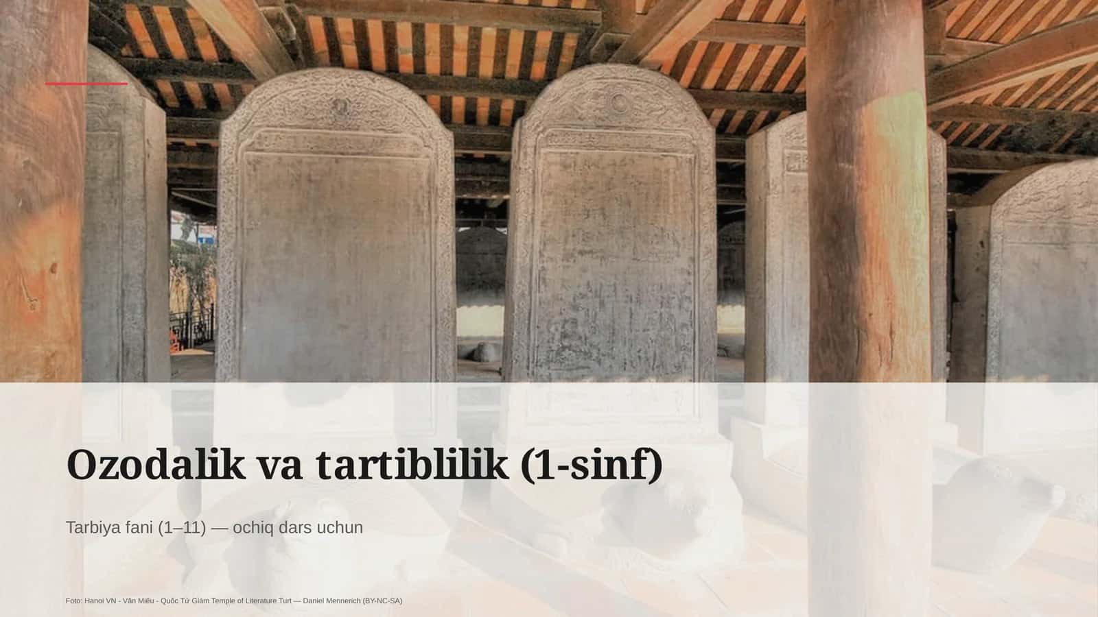 Ozodalik va tartiblilik (1-sinf)
