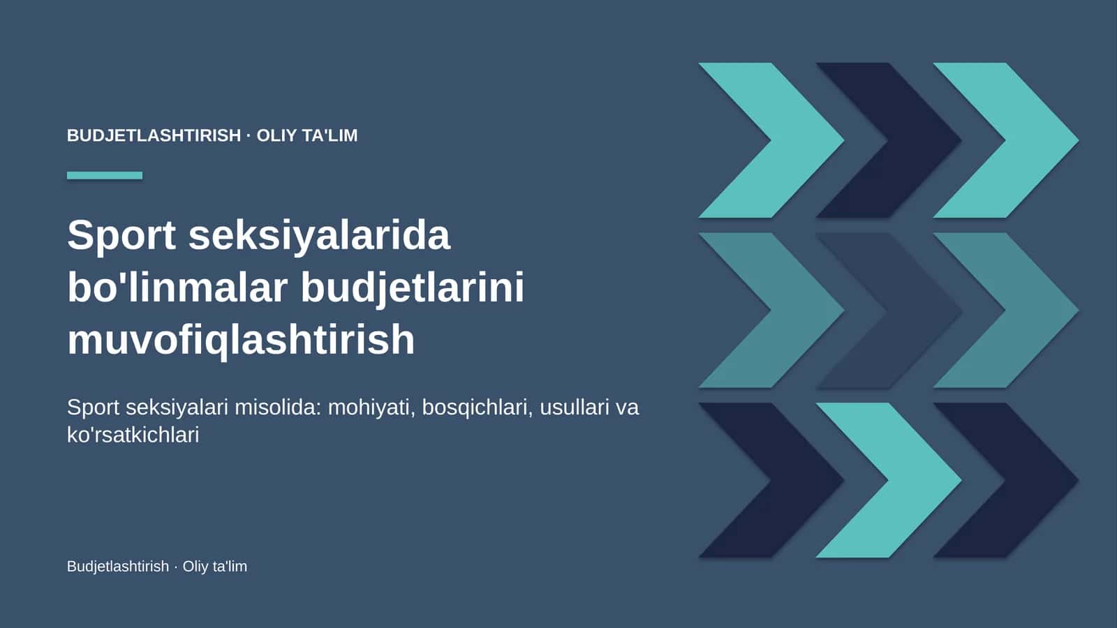 sport seksiyalarida bo'linmalar budjetlarini muvofiqlashtirish 9053