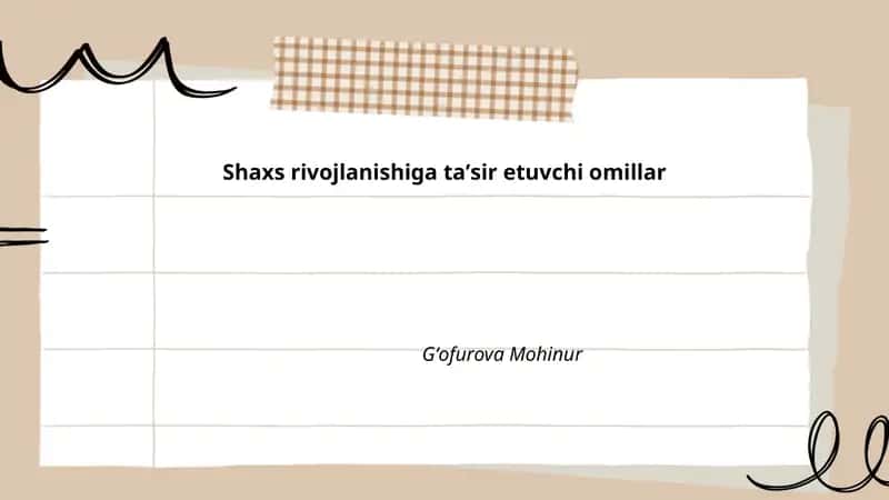 Oila va oilaviy muhit