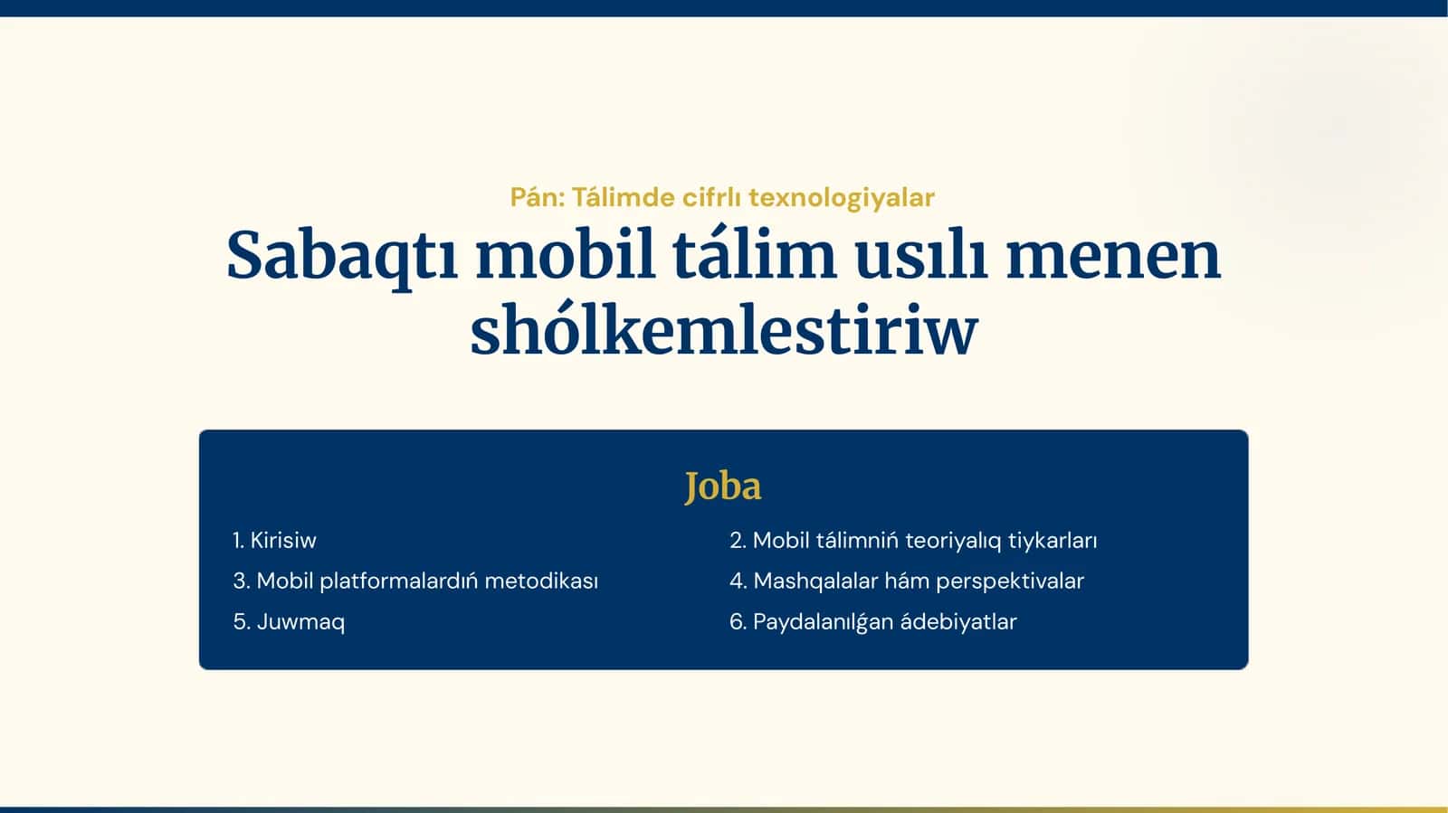 Pán: Tálimde cifrlı texnologiyalar