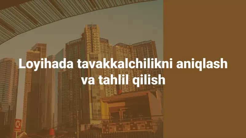 Tavakkalchilikni aniqlash