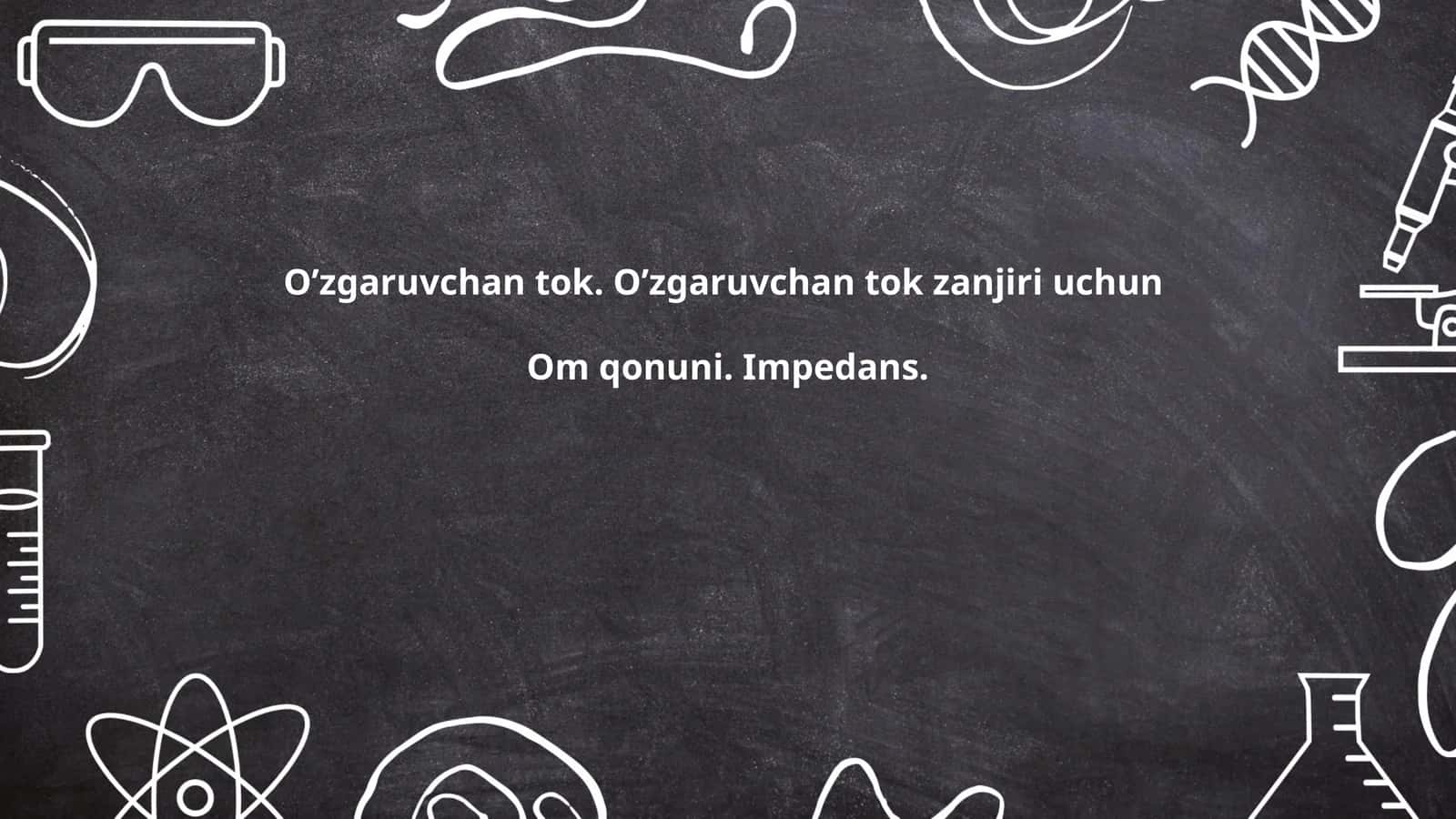 O'zgaruvchan tok