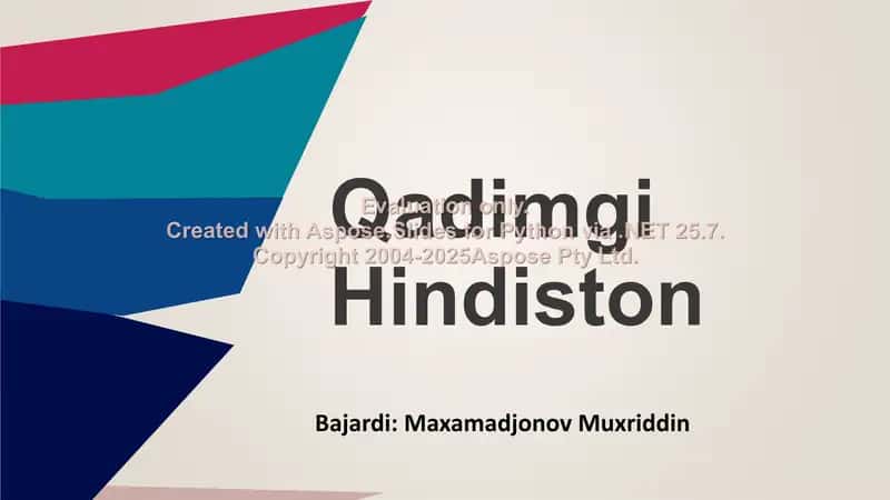 Qadimgi Hindiston